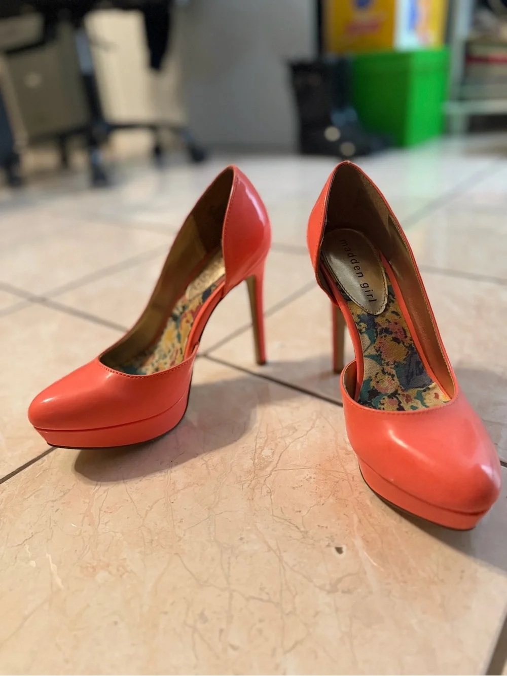 Madden Girl Coral Platform Stiletto Pumps